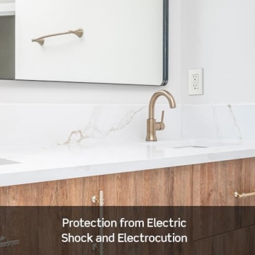 Leviton GFCI Outlet 20 Amp Self Test and Tamper-Resistant