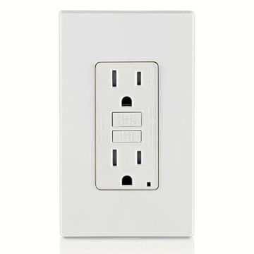 Leviton GFCI Outlet 20 Amp Self Test and Tamper-Resistant