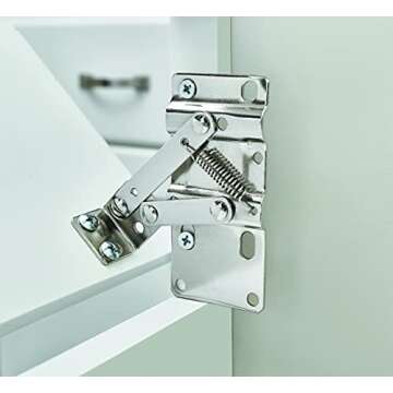 Rev-A-Shelf 14" Tip-Out Plastic Sink Trays for Kitchen and Bathroom Base Cabinet, Pull Out Vanity Shelf Home Organizer, White, 6572-14-11-52