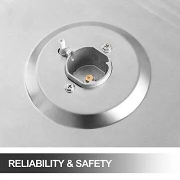 Stainless Steel 24"x20" Built-in Gas Cooktop with 4 Burners