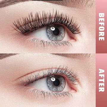 VEYESBEAUTY Cluster Lash Glue Remover 5ML Eyelash Remover for DIY Lash Extensions at home Clear Remover for Self-application Individual Lashes