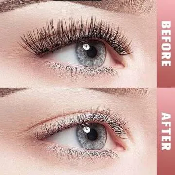 VEYESBEAUTY Cluster Lash Glue Remover 5ML Eyelash Remover for DIY Lash Extensions at home Clear Remover for Self-application Individual Lashes