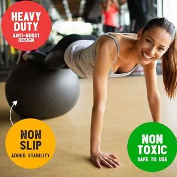 Live Infinitely Exercise Ball - Professional Grade Stability Ball