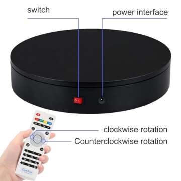 ComXim Rotating Display Stand with Remote Control
