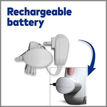 Waterpik Cordless Advanced Water Flosser For Teeth, Gums, Braces, Dental Care With Travel Bag and 4 Tips, ADA Accepted, Rechargeable, Portable, and Waterproof, Rose Gold WP-569