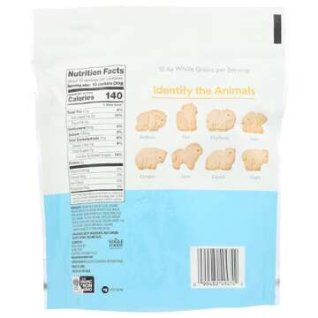 365 by Whole Foods Market, Cookie Animal Whole Grain Honey Cinnamon Organic, 11 Ounce