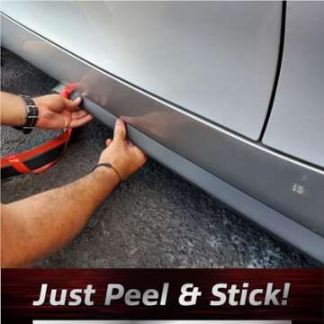 EZ Lip Front Splitter PRO – Universal Fit 2-inch Lip Spoiler, Car Accessory to Protect and Customize Your Ride, Black