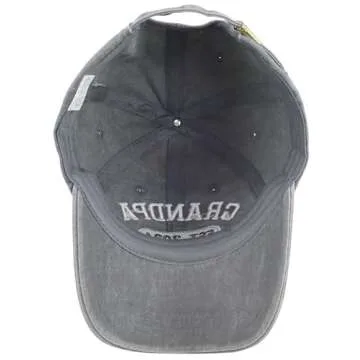 Funny Grandpa Est 2024 Hat for New Grandfathers