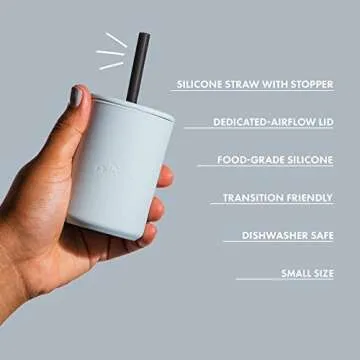 Avanchy Silicone Training Sippy Cup for Toddlers 6+