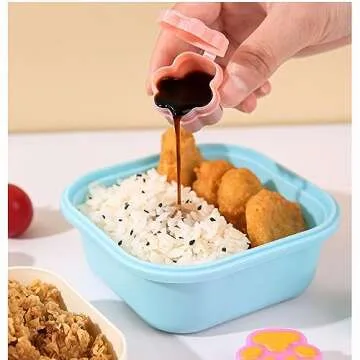 Adorable WXOIEOD Salad Container Set - Leakproof & Cute