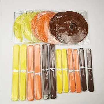 Furuix Fall Party Decorations, Autumn Decorations, Thanksgiving Party Package, Orange Party Kit,Tissue Pom Pom Paper Lanterns Thanksgiving Party Decorations/Birthday Party Decorations