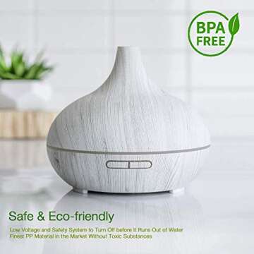 Cool Mist Humidifiers with Essential Oil Diffuser Function