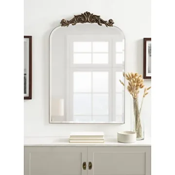 Kate and Laurel Arendahl Arch Mirror – Elegant Bathroom Decor