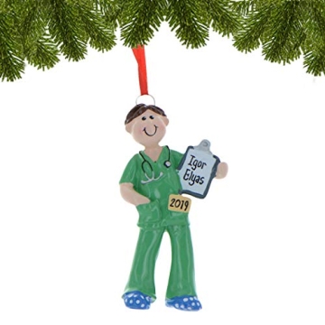 Personalized Medical Christmas Ornaments 2024 for Healthcare