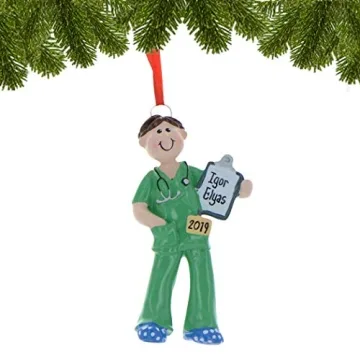 Personalized Medical Christmas Ornaments 2024 for Healthcare