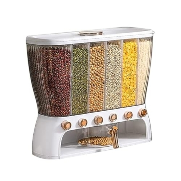 Elegant Dry Food Dispenser for Effortless Kitchen Organization
