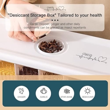 Elegant Dry Food Dispenser for Effortless Kitchen Organization