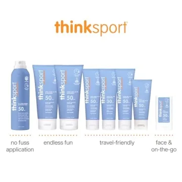 Thinksport Mineral Sunscreen SPF 50+ - Safe and Effective Sunblock
