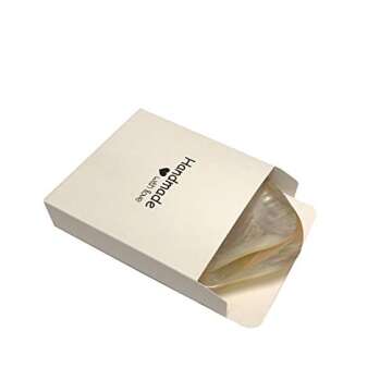 HHA 2-Set Mother of Pearl Caviar Dish and Spoon (Yellow)