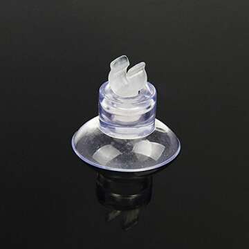 BornFeel Aquarium Air Pump Splitter 13 in 1 Set 4-Way Air Flow Control Lever Valve & 4 Non-Return Check Valves & 8 Suction Cups for Fish Tank Airline Air Tube Hose