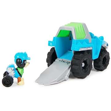Paw Patrol, Rex’s Dinosaur Rescue Vehicle with Collectible Action Figure, Kids Toys for Ages 3 and Up