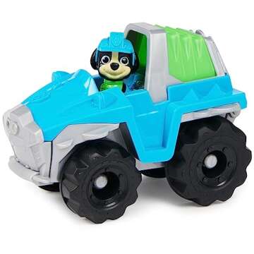 Paw Patrol, Rex’s Dinosaur Rescue Vehicle with Collectible Action Figure, Kids Toys for Ages 3 and Up