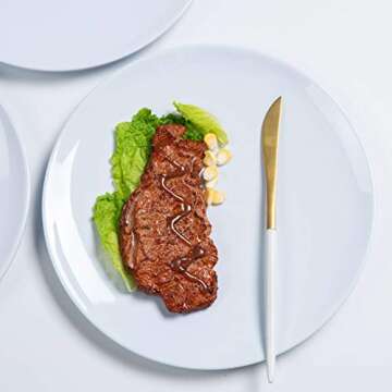 Stylish Webbylee Melamine Dinner Plates - 6pcs Set