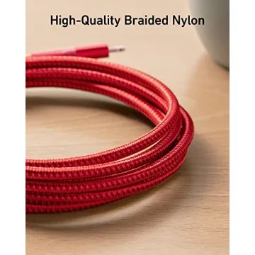 Anker Powerline+ II MFi Lightning Cable - 10ft Red