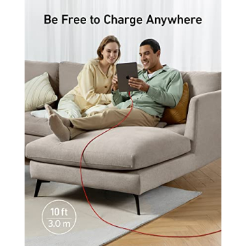 Anker Powerline+ II MFi Lightning Cable - 10ft Red