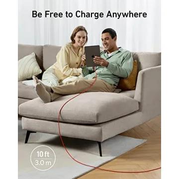 Anker Powerline+ II MFi Lightning Cable - 10ft Red