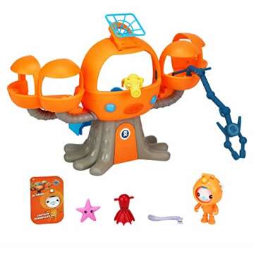 Octopod Playset | 6 Pieces Including Deep Sea Captain Barnacles & Net Launcher