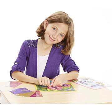 Melissa & Doug Glitter Activity Kit - Mess-Free Craft