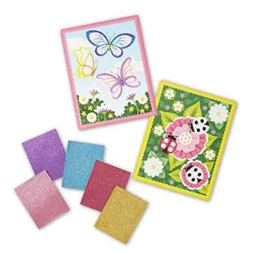 Melissa & Doug Glitter Activity Kit - Mess-Free Craft