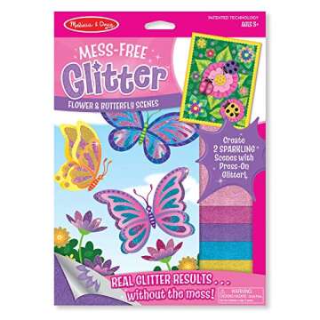 Melissa & Doug Glitter Activity Kit - Mess-Free Craft