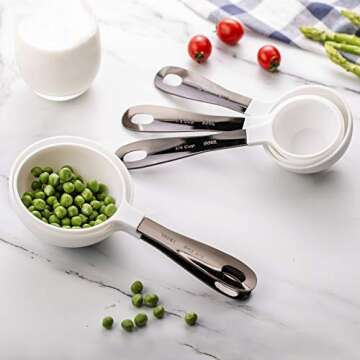 Vibrant 12 PC Measuring Set with Gunmetal Handles