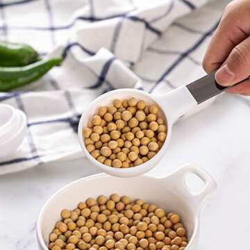 Vibrant 12 PC Measuring Set with Gunmetal Handles