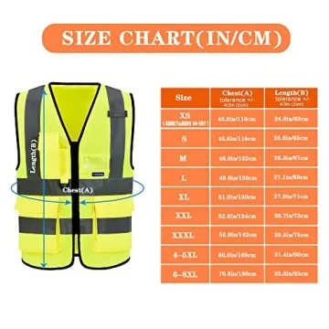 A-SAFETY High Visibility Reflective Safety Vest for All Activities