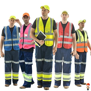 A-SAFETY High Visibility Reflective Safety Vest for All Activities