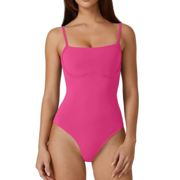 Stylish QINSEN Sleeveless Women's Bodysuit with Tummy Control and Comfort