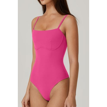 QINSEN Sexy Cami Bodysuit with Tummy Control and Style