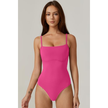 QINSEN Sexy Cami Bodysuit with Tummy Control and Style