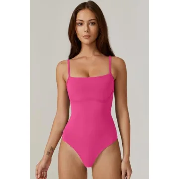 QINSEN Sexy Cami Bodysuit with Tummy Control and Style