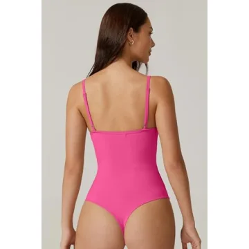 QINSEN Sexy Cami Bodysuit with Tummy Control and Style