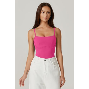 QINSEN Sexy Cami Bodysuit with Tummy Control and Style