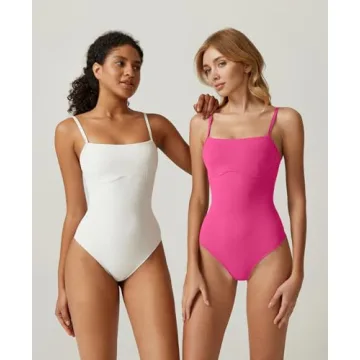 QINSEN Sexy Cami Bodysuit with Tummy Control and Style