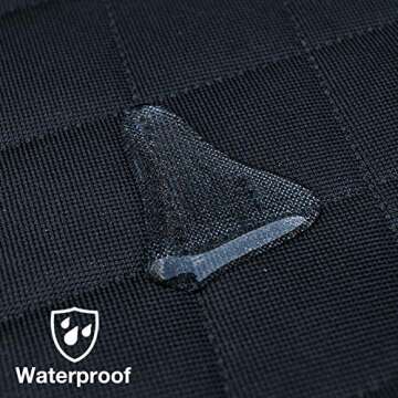 iBuddy Dog Car Seat Covers 100% Waterproof, Dog Seat Cover with Side Flaps from Scratching, Pet Seat Cover for Back Seat of Car/SUV/Truck Machine Washable…