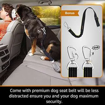 Waterproof iBuddy Dog Car Seat Cover with Protection Features