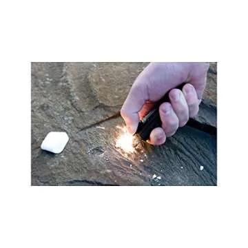 UST BlastMatch Fire Starter with One-Handed Operation and Lightweight Design for Camping, Hiking, Emergency and Outdoor Survival, Orange