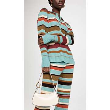 STAUD Women's Ollie Bag, Cream, Off White, One Size