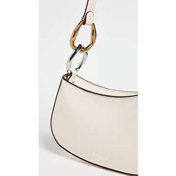 STAUD Women's Ollie Bag, Cream, Off White, One Size